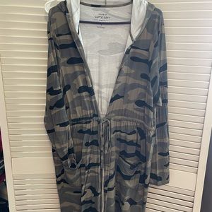 Torrid camouflage anorak in size 4!